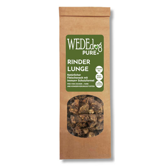 WEDEdog PURE+ Rinderlunge getrocknet