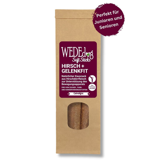 WEDEdog SOFT Sticks Hirsch Gelenkfit Kausticks