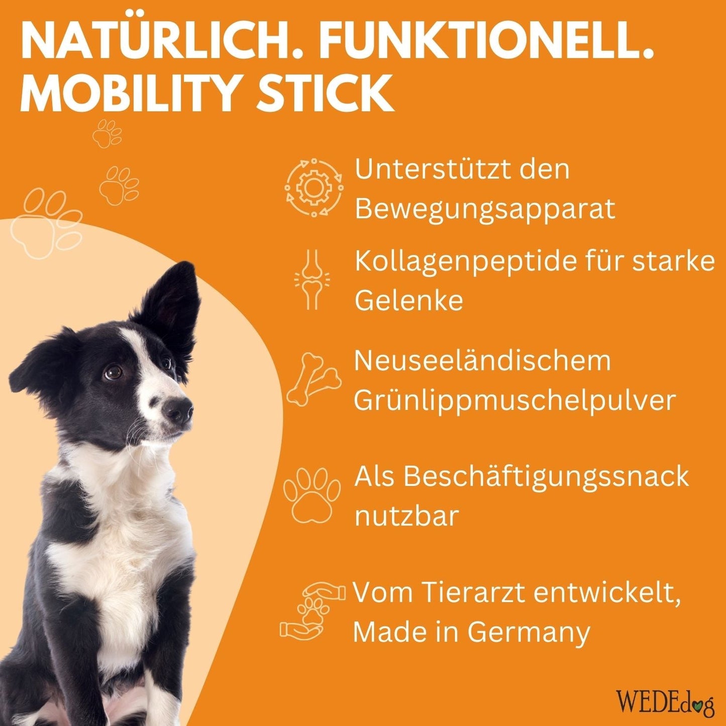 WEDEdog MOBILITY STICKS Kausticks 115g