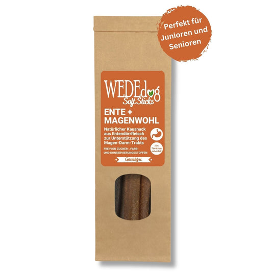 WEDEdog SOFT Sticks Ente Magenwohl Kausticks